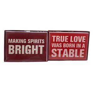 New Box 18 Holiday Greeting Cards With Envelopes Lot of 2 Boxes Religious Bright